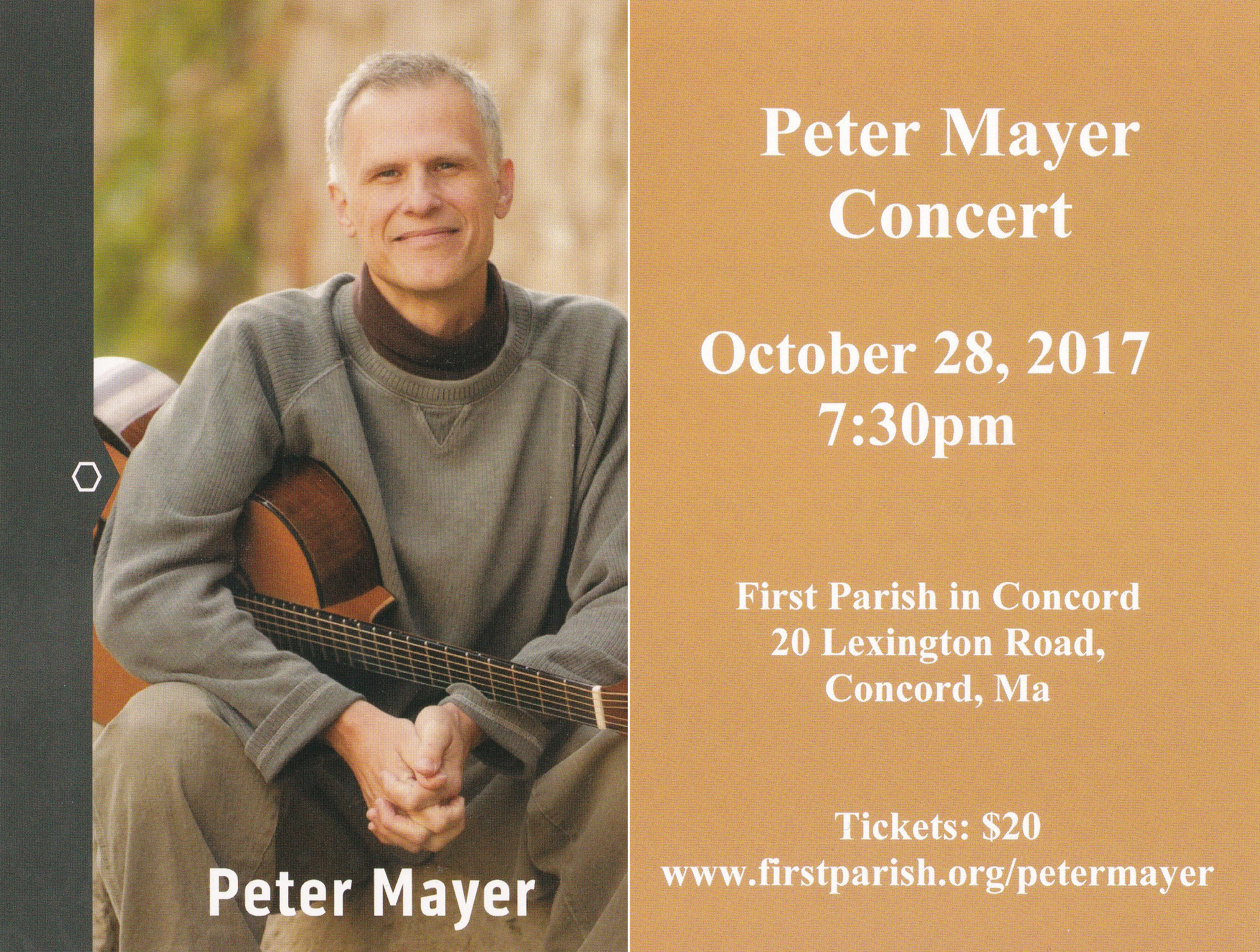 Peter Meyer Concert 